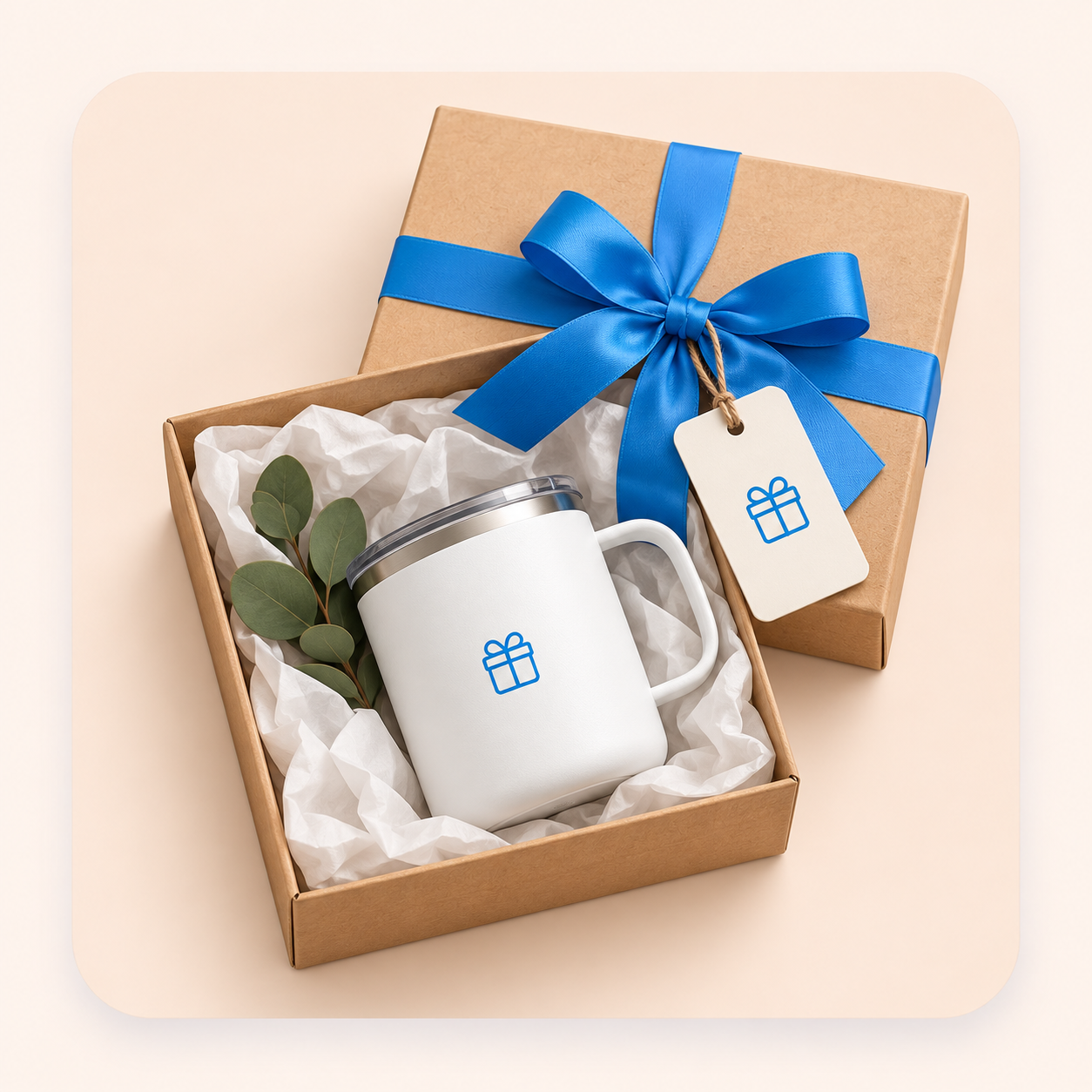 Gift-wrapped print-on-demand order